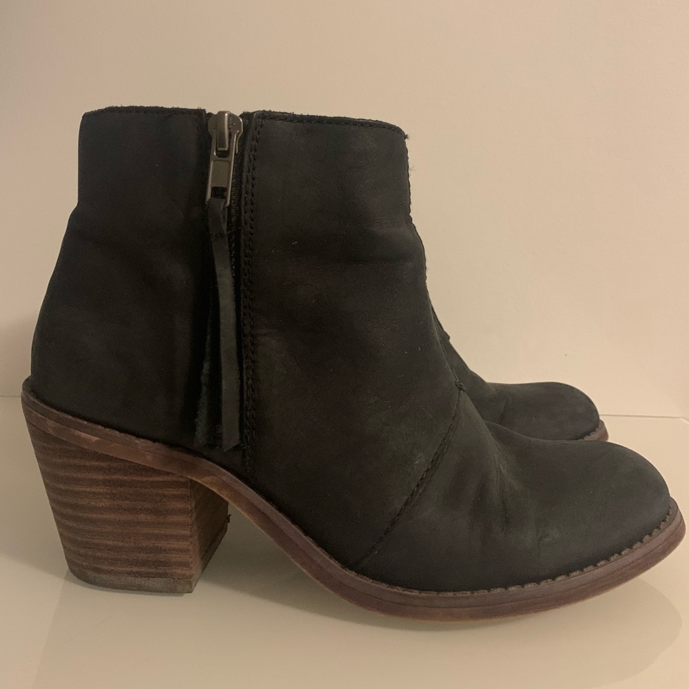 Black ankle boots